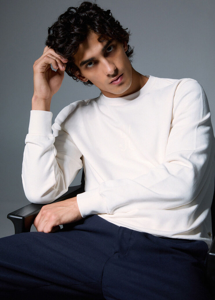 Sweatshirt with Logo white Liu Jo - medium