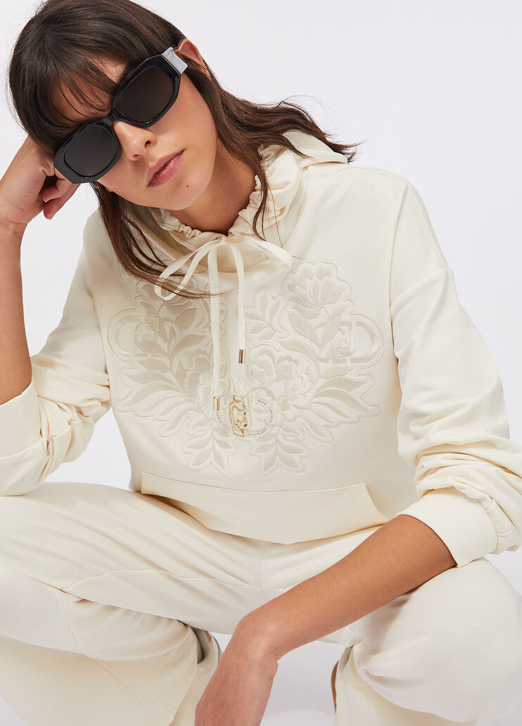 Sweatshirt Liu Jo Better Milchweiß Liu Jo - medium