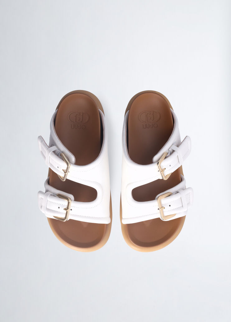 Sandals with bold straps white Liu Jo - large image number 3  Sandals with bold straps white Liu Jo - large image number 3