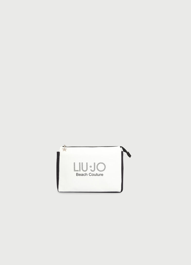 Косметичка с логотипом Белый/чёрный Liu Jo - large image number 0