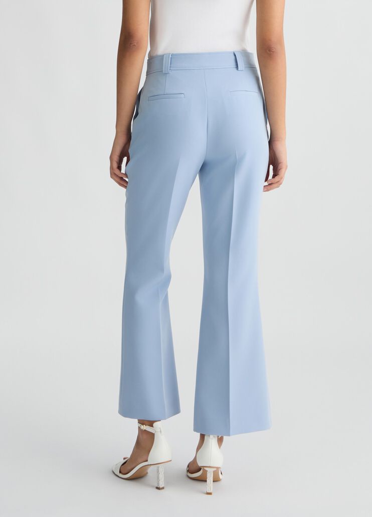 Cropped light blue trousers light blue Liu Jo - large image number 1 Cropped light blue trousers light blue Liu Jo - large image number 1