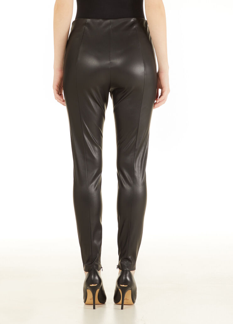 Coated fabric trousers black Liu Jo - large image number 1 Coated fabric trousers black Liu Jo - large image number 1