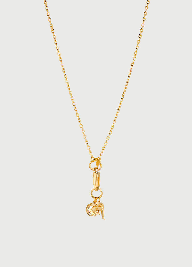Collana con charm portafortuna Acciaio Liu Jo - large image number 0 Collana con charm portafortuna Acciaio Liu Jo - large image number 0