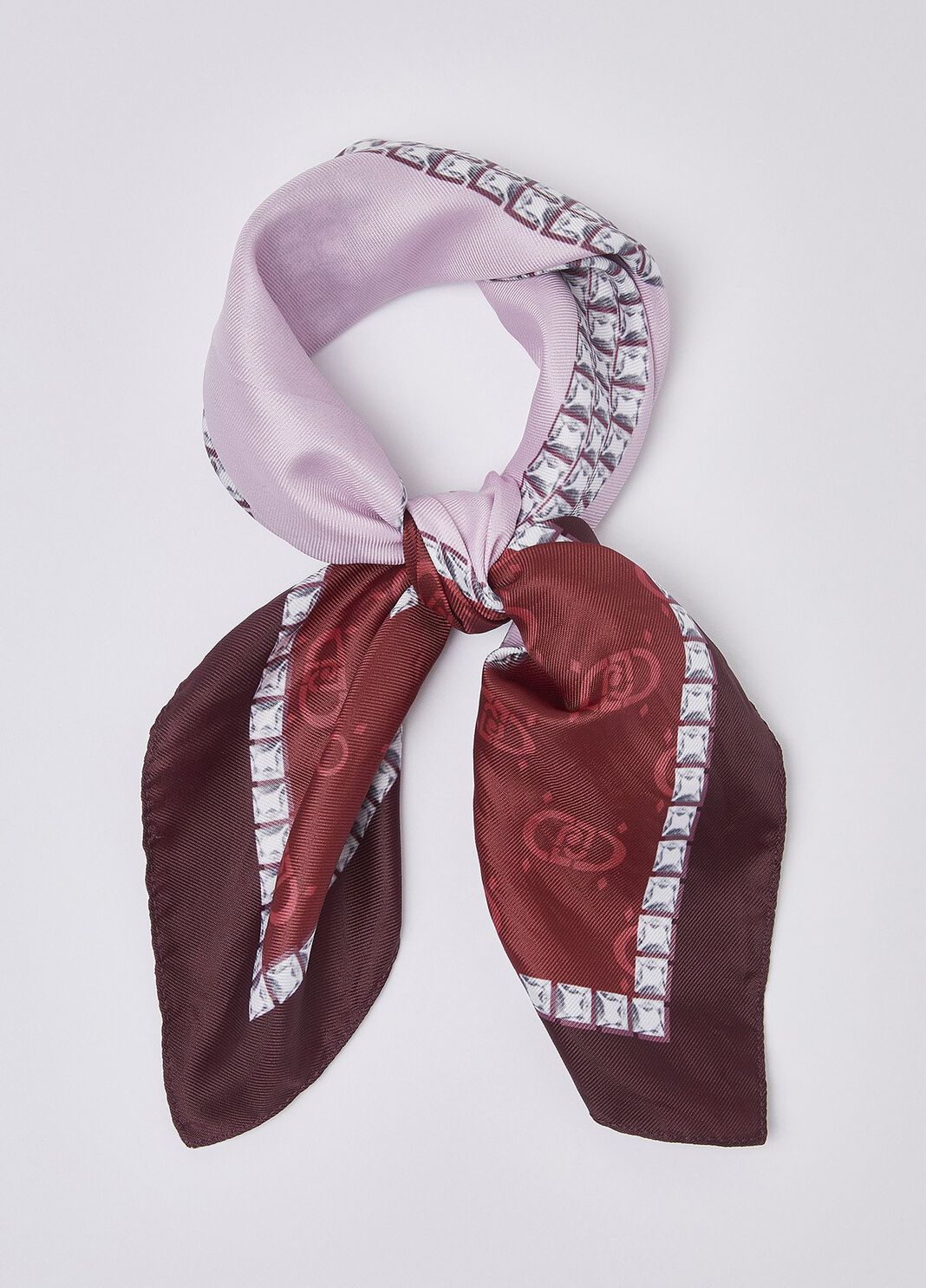 Foulard &agrave; motif lettre R rouge Liu Jo - large image number 5