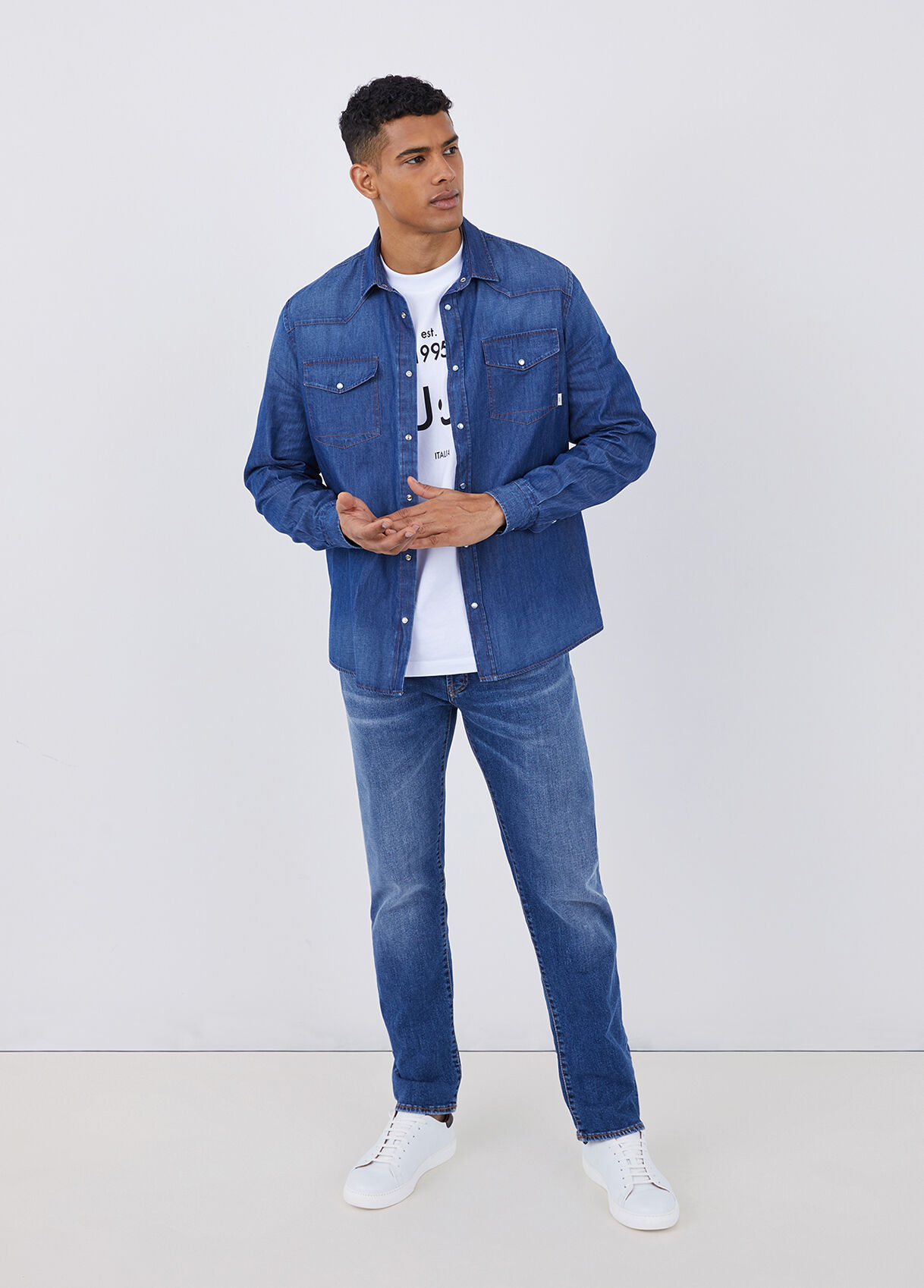 mens denim shirt medium