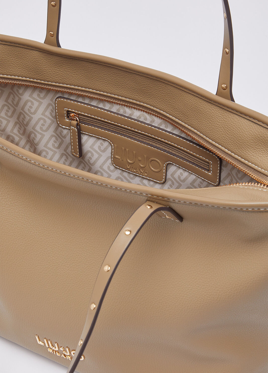 Средняя сумка-тоут чёрно-коричневый Liu Jo - large image number 6