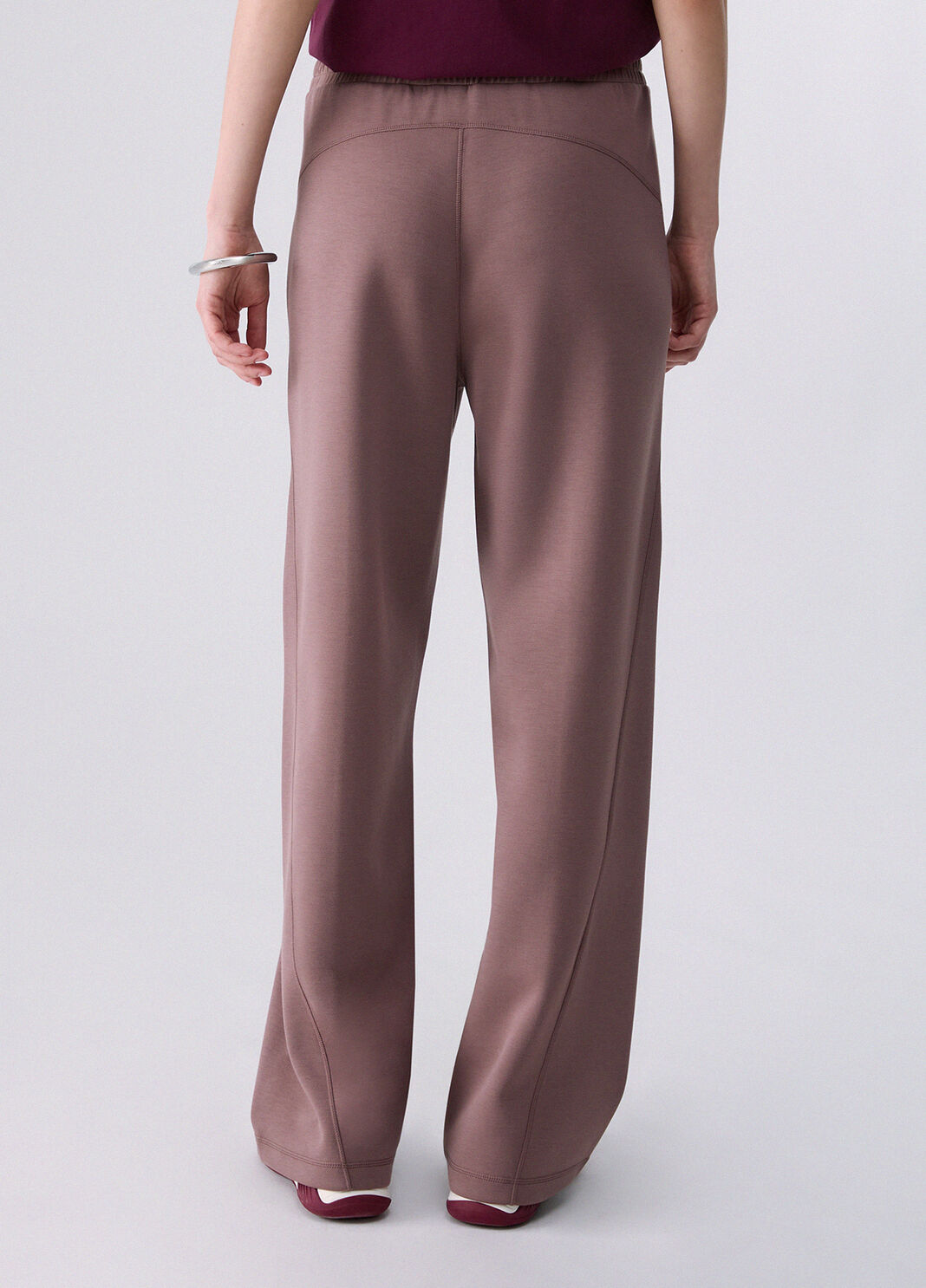 Pantalon en scuba rose fonc&eacute; Liu Jo - large image number 1
