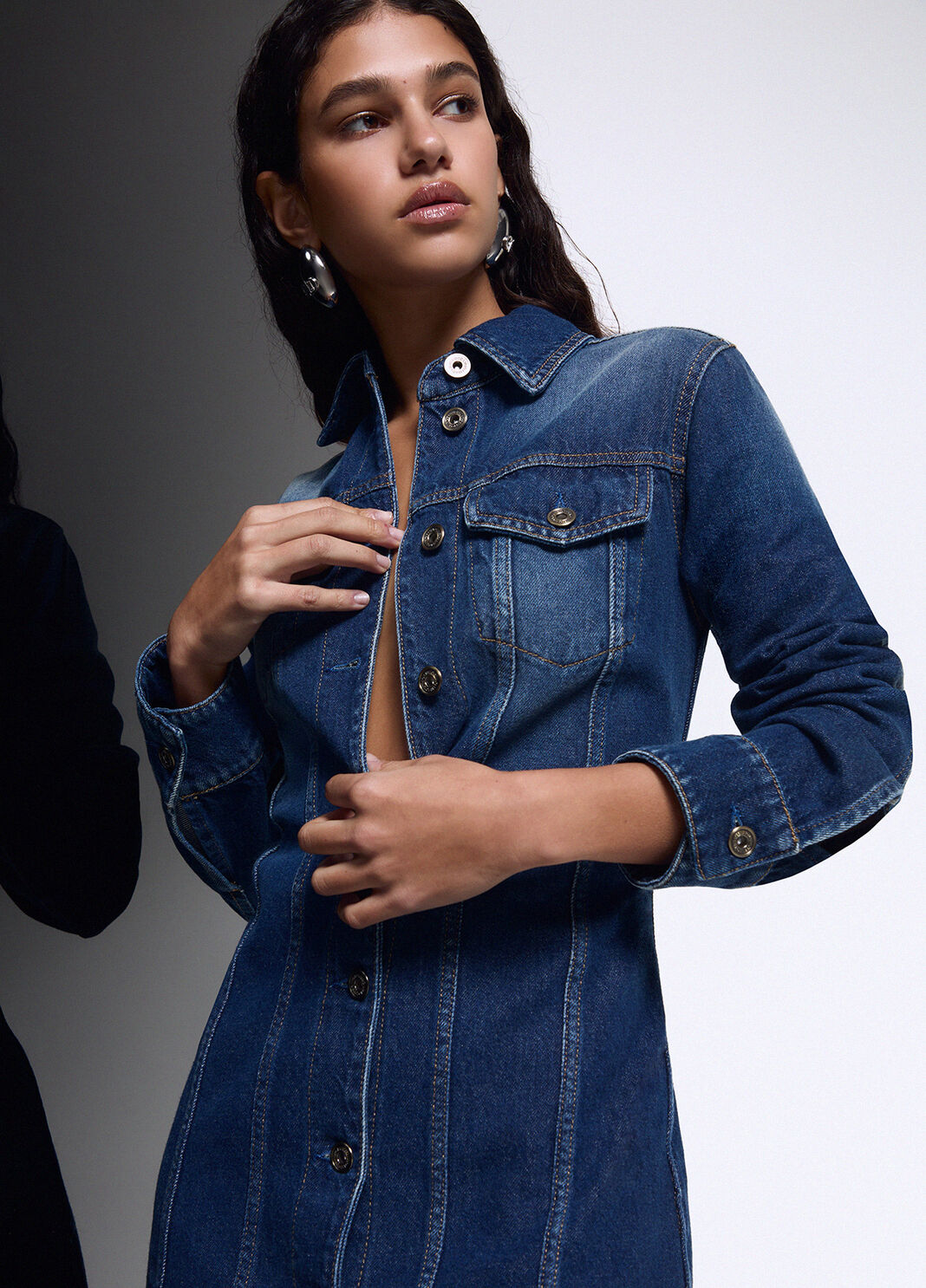 Kurzes Denim-Kleid denimblau Liu Jo - large image number 0