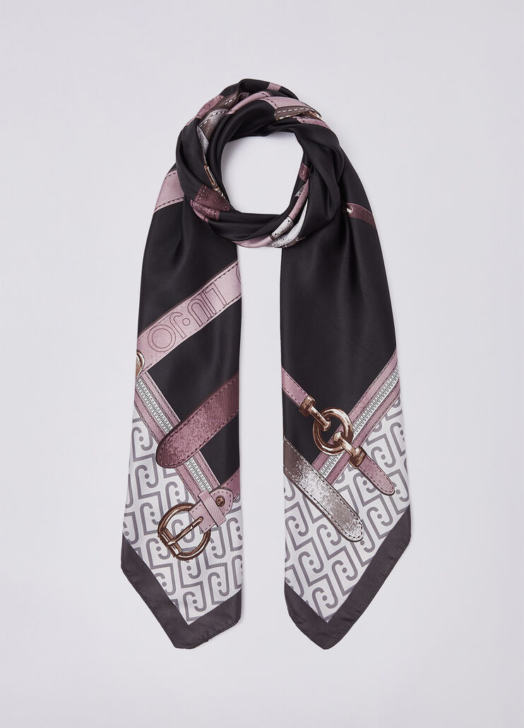 Tuch gro&szlig; mit Print schwarz Liu Jo - medium
