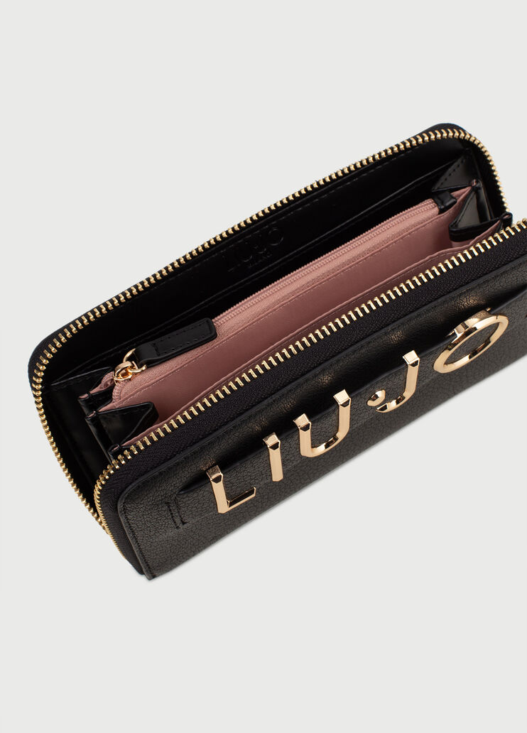 Large wallet with logo Black Liu Jo - large image number 3 Large wallet with logo Black Liu Jo - large image number 3