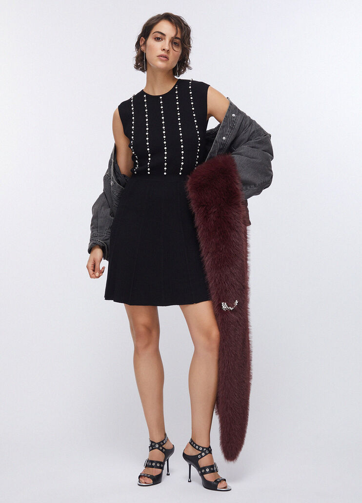 Abito corto in maglia nero Liu Jo - large image number 5