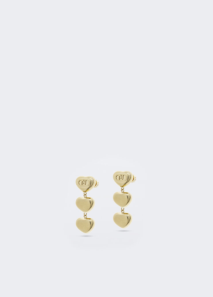 Orecchini pendenti con cuore oro Liu Jo - medium Orecchini pendenti con cuore oro Liu Jo - medium