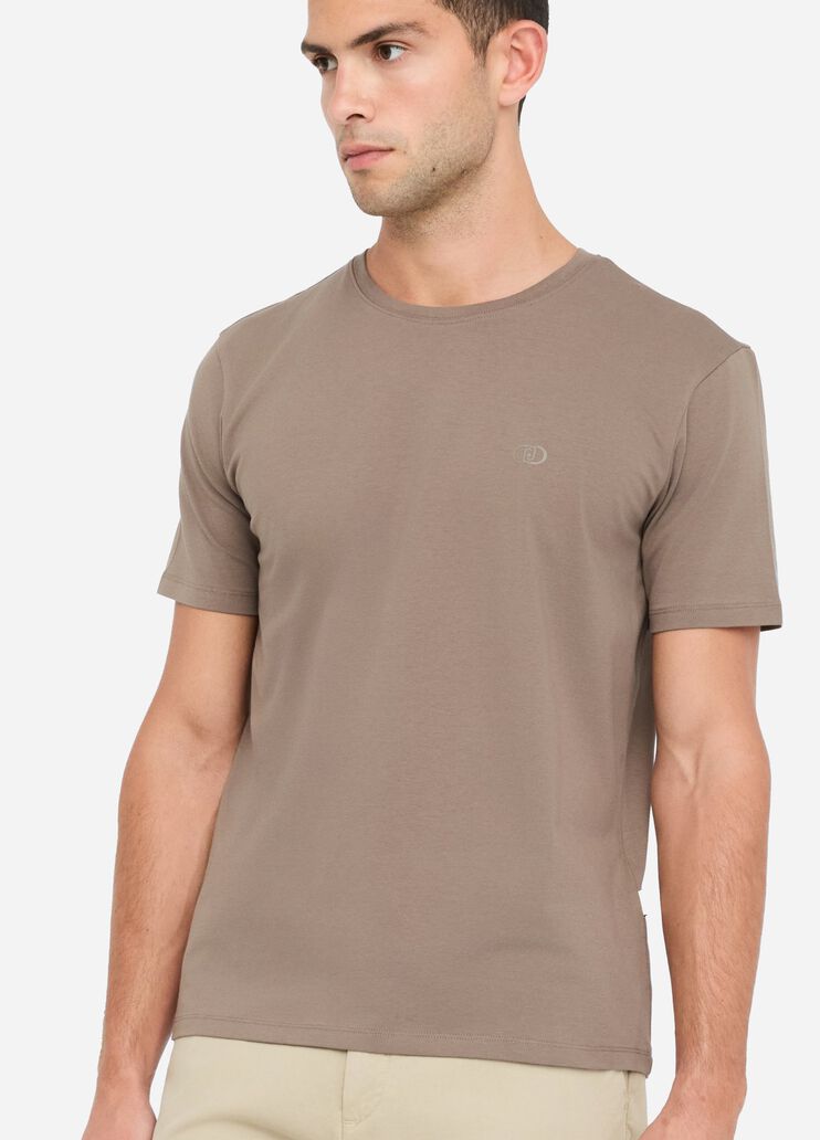 T-Shirt aus Baumwolle Khaki Liu Jo - large image number 2 T-Shirt aus Baumwolle Khaki Liu Jo - large image number 2