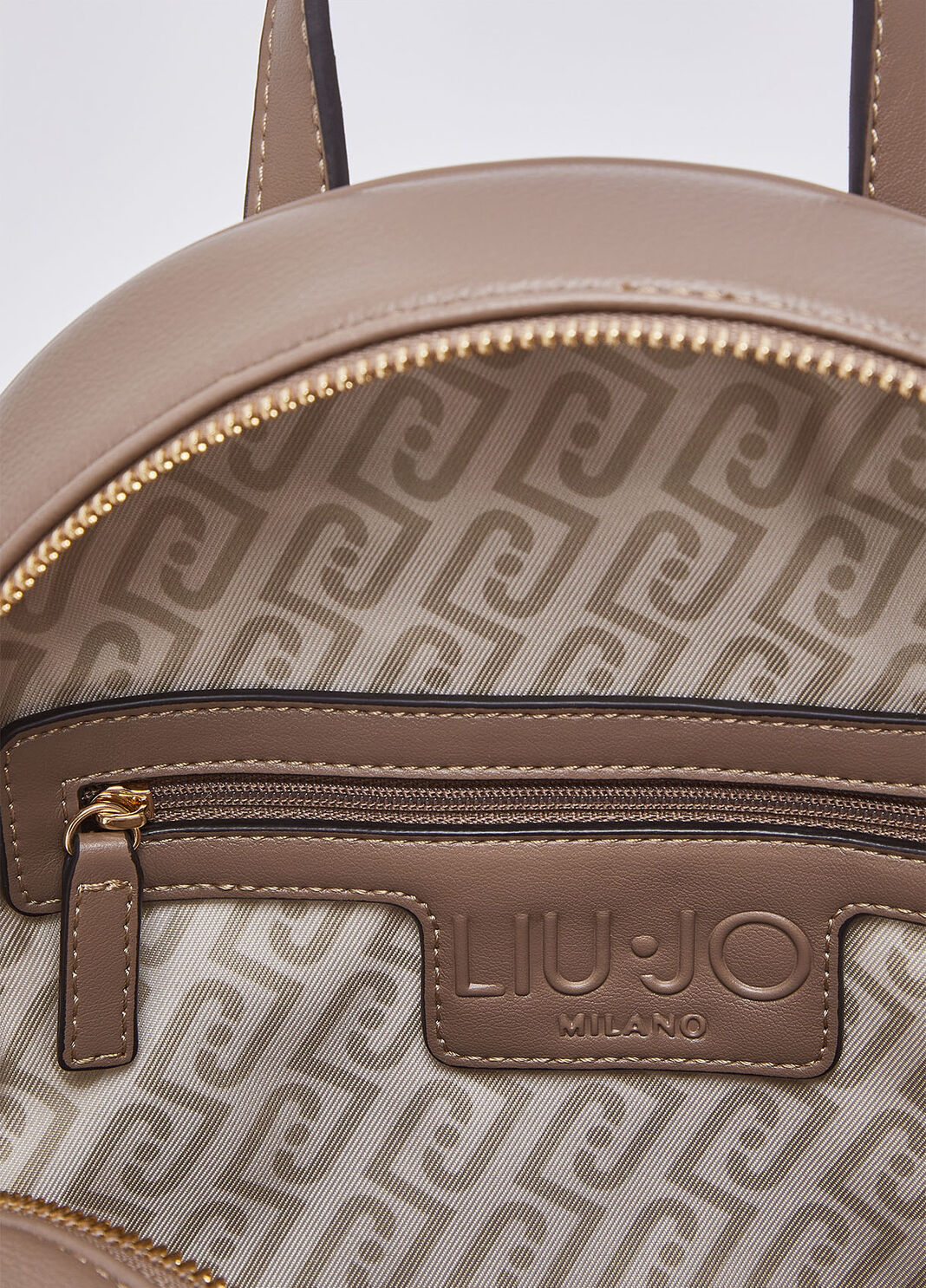 Logo Backpack mocha Liu Jo - large image number 6