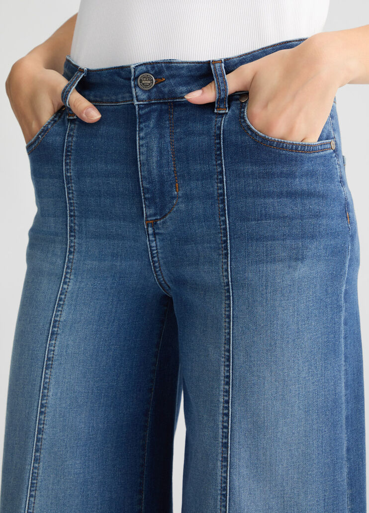 High-waisted super-flared jeans dark denim Liu Jo - large image number 2 High-waisted super-flared jeans dark denim Liu Jo - large image number 2