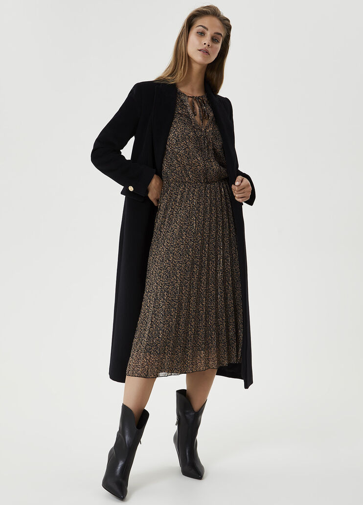 Long eco-friendly coat Black Liu Jo - large image number 3 Long eco-friendly coat Black Liu Jo - large image number 3