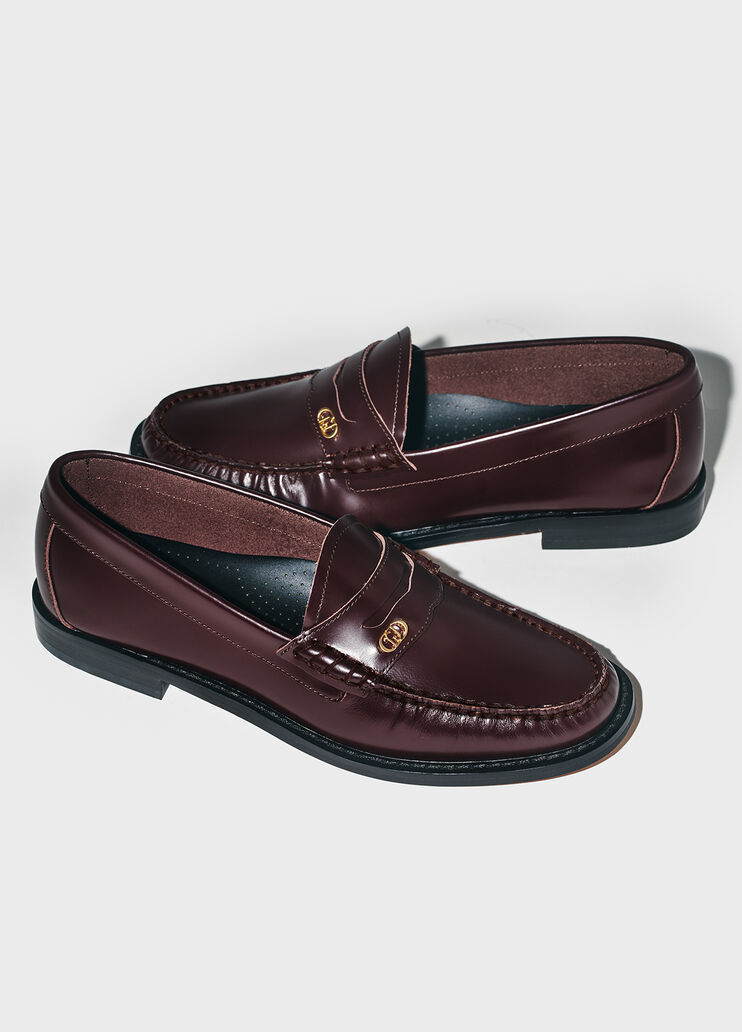 Burgundy leather loafers burgundy Liu Jo - large image number 5 Burgundy leather loafers burgundy Liu Jo - large image number 5