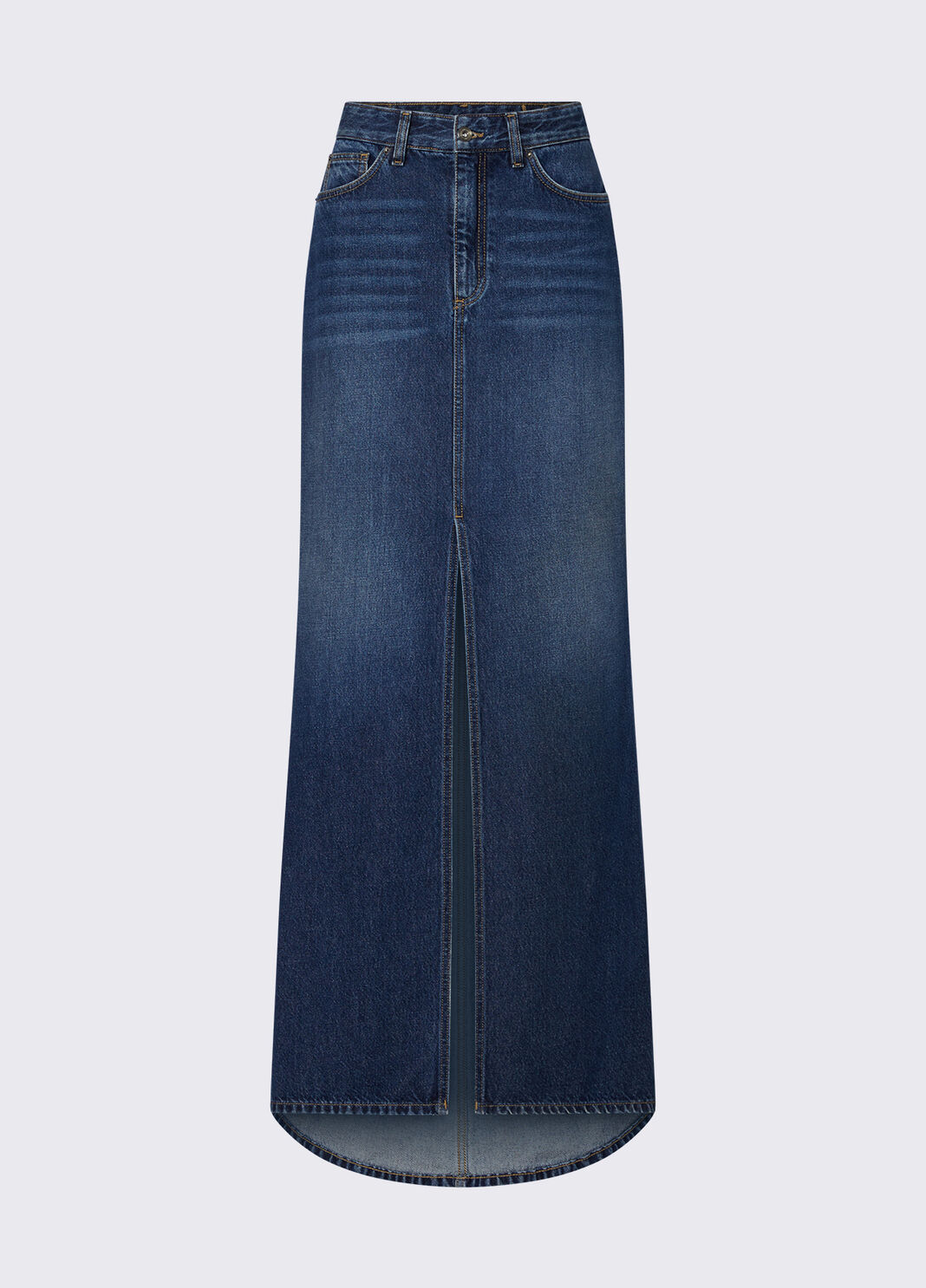 Langer Jeansrock mit Schlitz denimblau Liu Jo - large image number 6