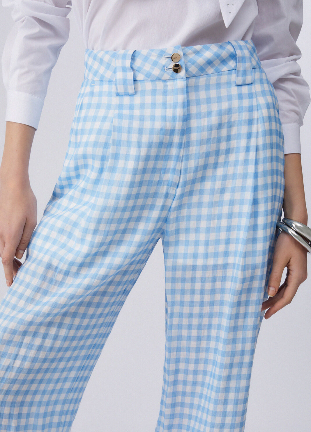 Hose aus Vichy Vichy Liu Jo - large image number 4