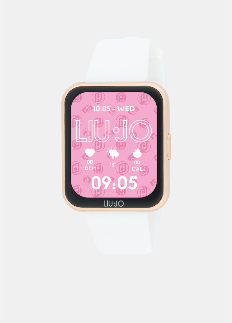 Smartwatch with silicone strap white Liu Jo - medium Smartwatch with silicone strap white Liu Jo - medium
