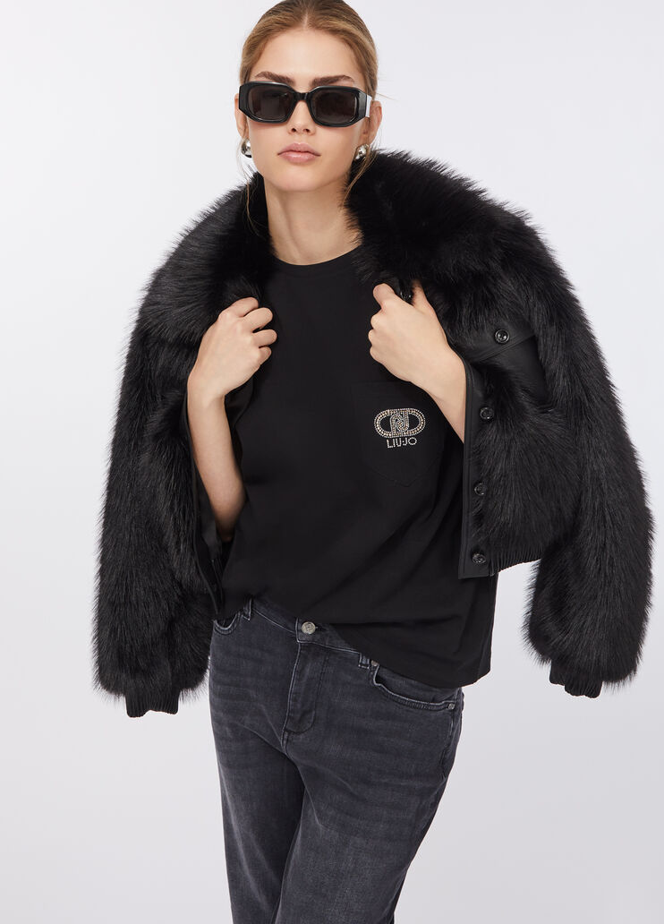 Liu Jo Better T-shirt black Liu Jo - large image number 4