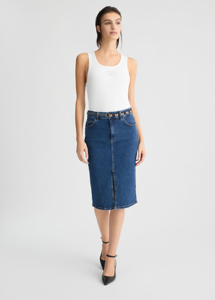 Denim skirt dark denim Liu Jo - medium Denim skirt dark denim Liu Jo - medium