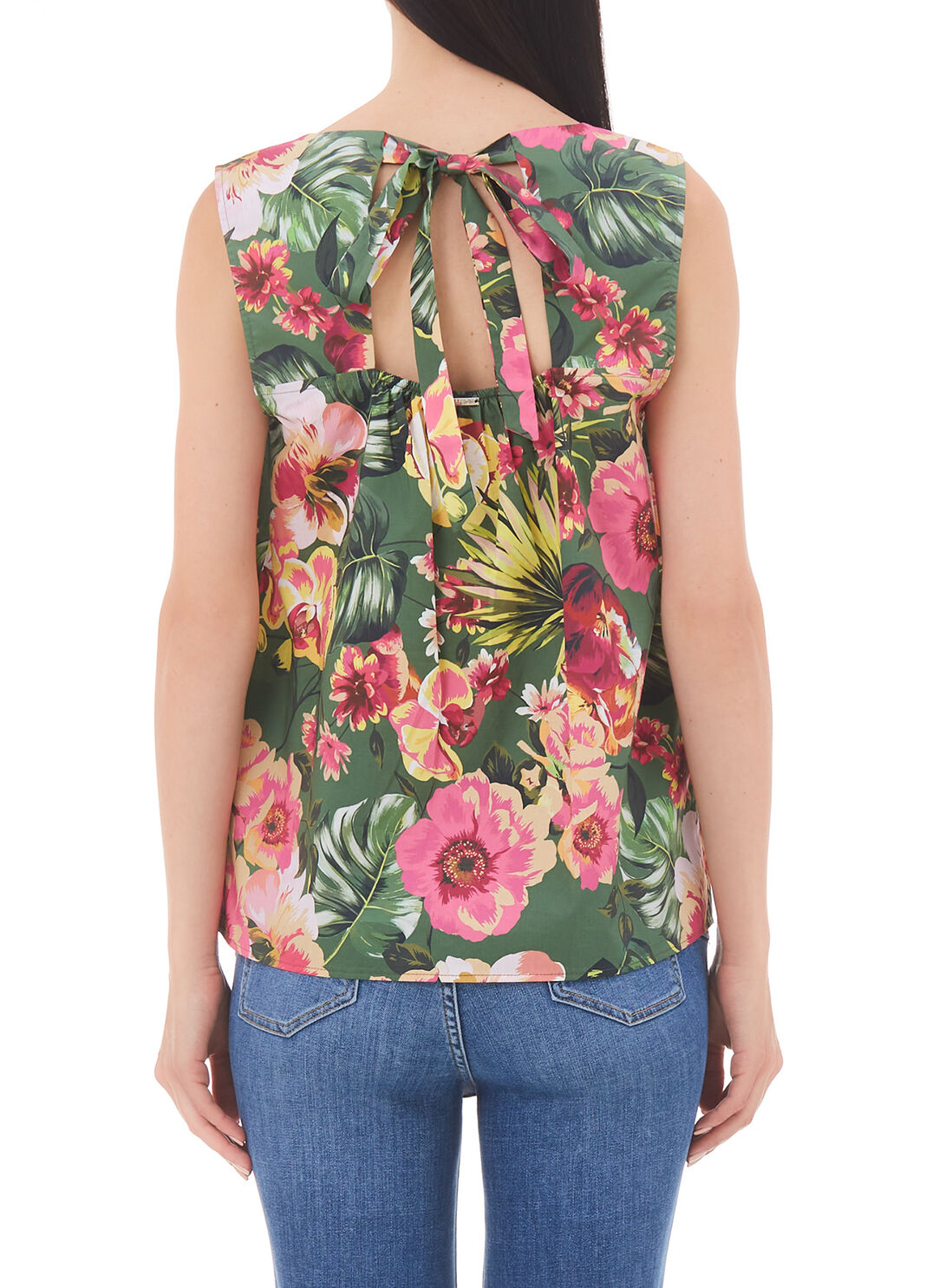 Floral top green with floral print Liu Jo - large image number 1