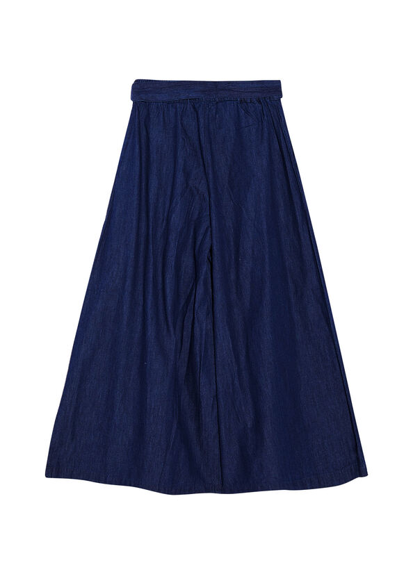 Palazzo pants in denim blue denim Liu Jo - large image number 1