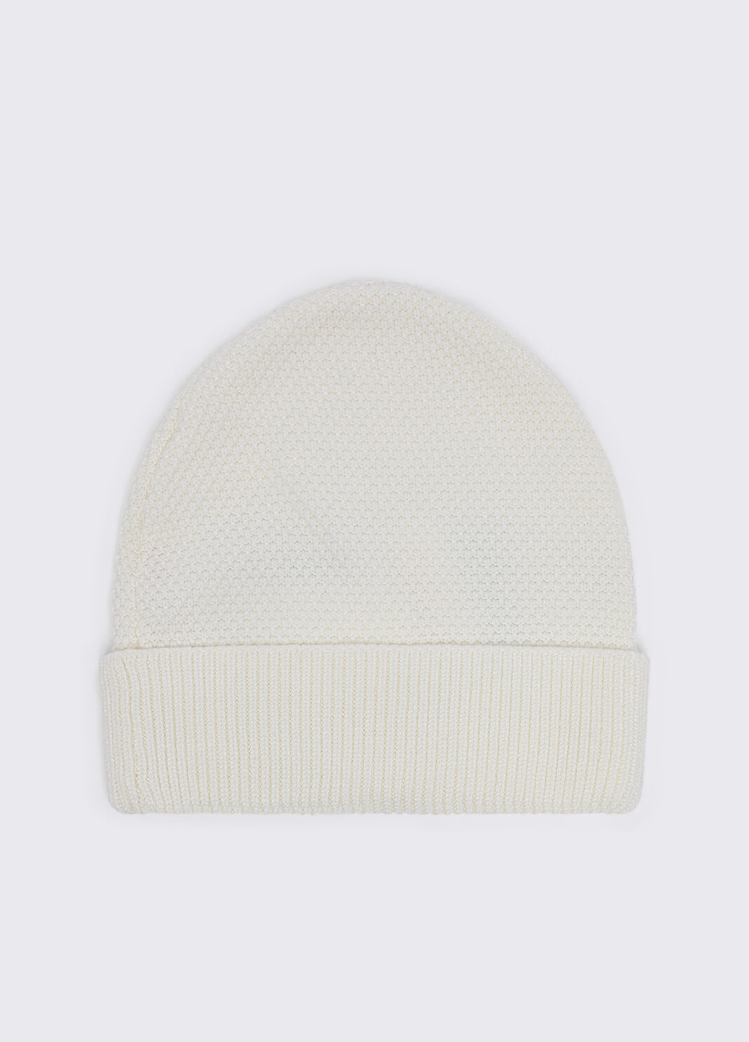 Knitted hat with logo white wool Liu Jo - large image number 2
