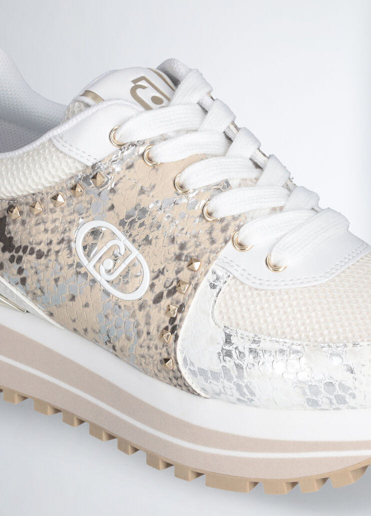Python-print sneakers beige Liu Jo - large image number 6 Python-print sneakers beige Liu Jo - large image number 6