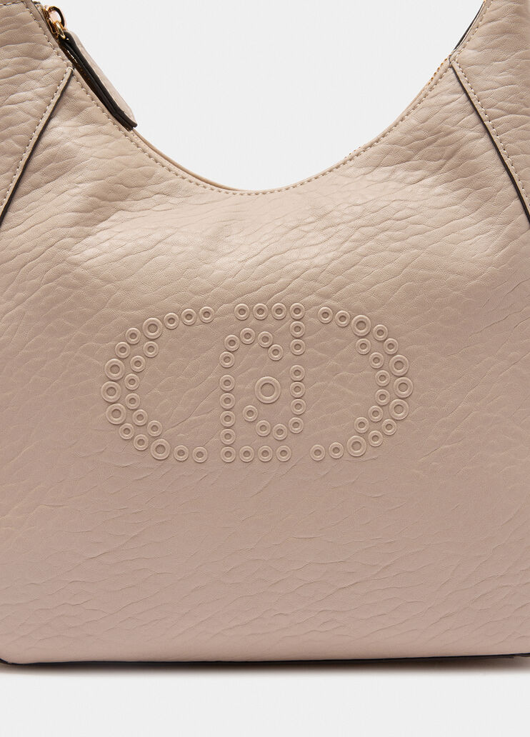 Medium shoulder bag beige Liu Jo - large image number 4