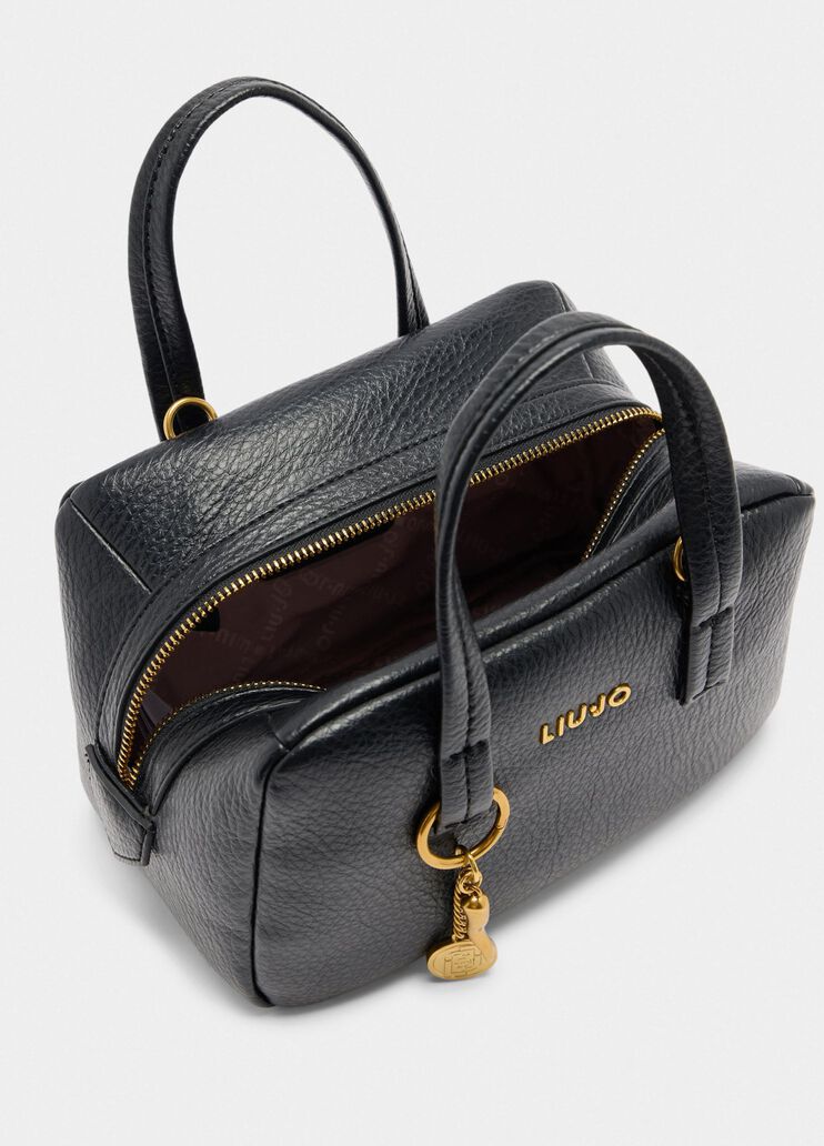 Sac petit format avec charm noir Liu Jo - large image number 6