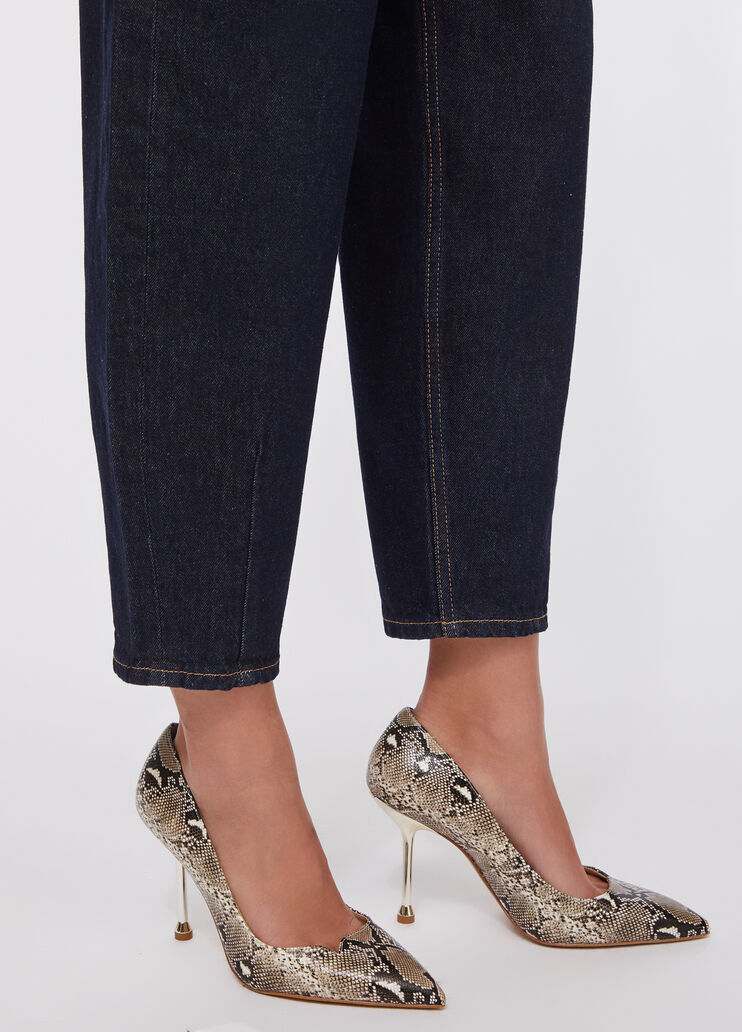 High-rise cropped jeans classic wash Liu Jo - large image number 3