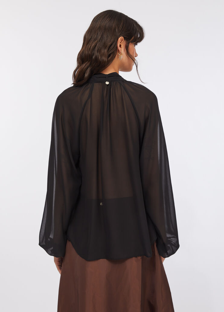 Georgette blouse black Liu Jo - large image number 1