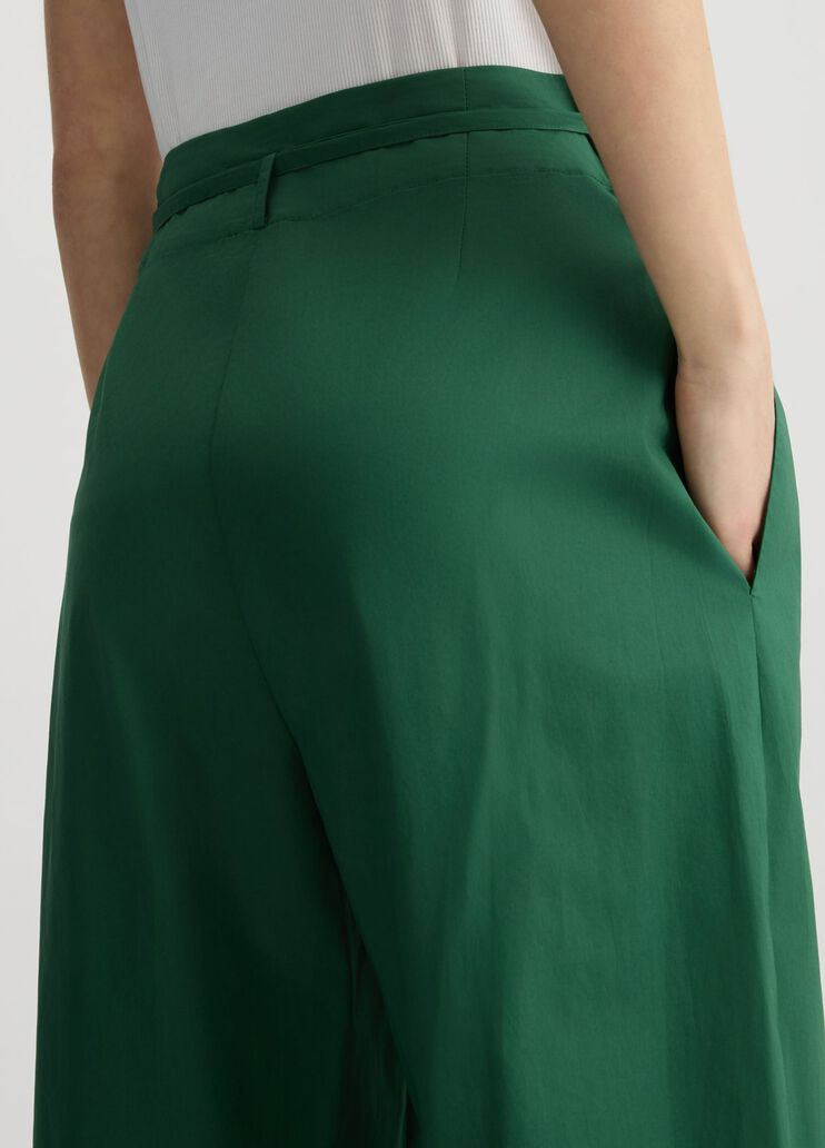 Green trousers with belt tropical jungle Liu Jo - large image number 4 Green trousers with belt tropical jungle Liu Jo - large image number 4