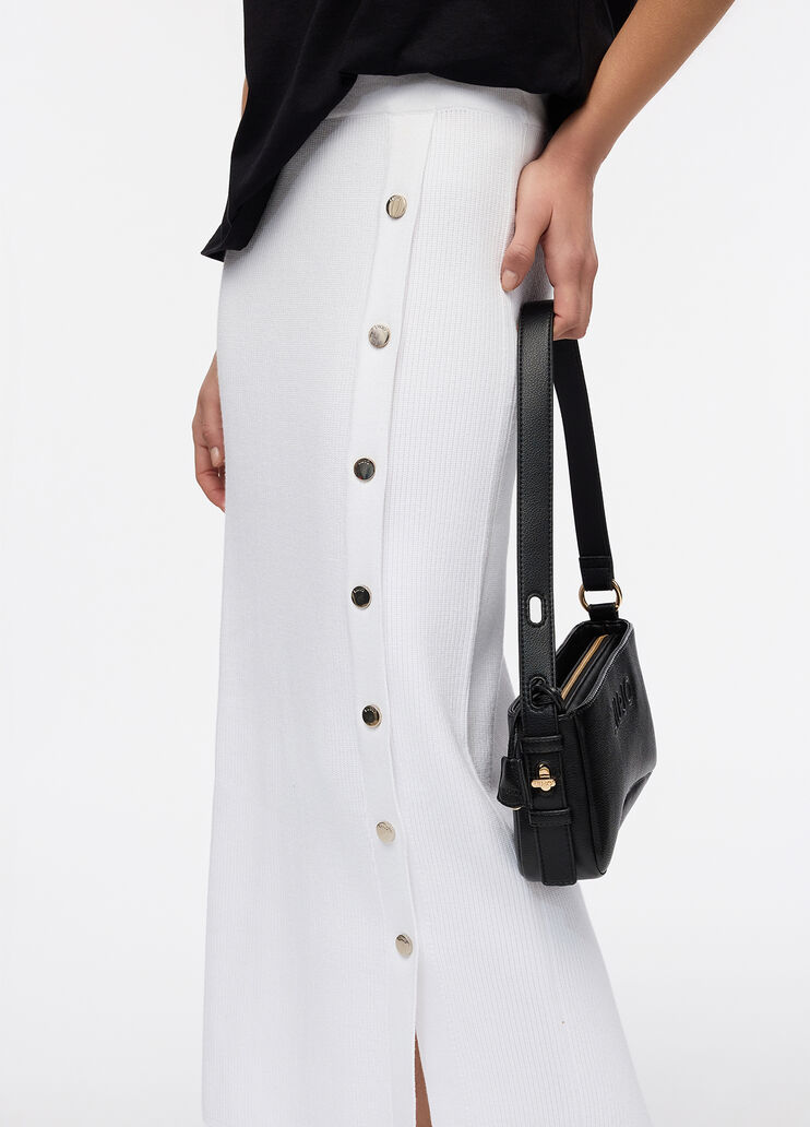 Gonna lunga in maglia bianco lana Liu Jo - medium