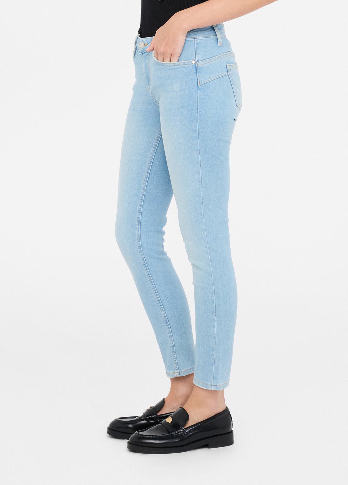 Cropped skinny jeans colour blue denim | Liu Jo