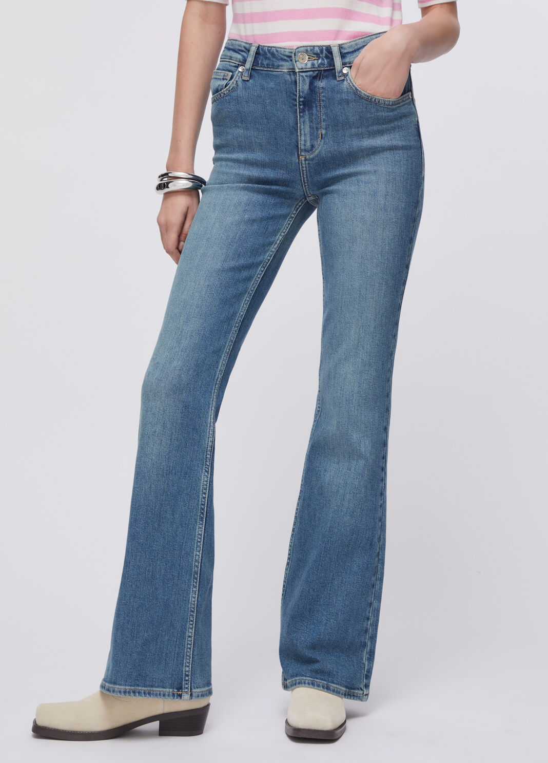 High-rise bootcut jeans blue denim Liu Jo - large image number 0
