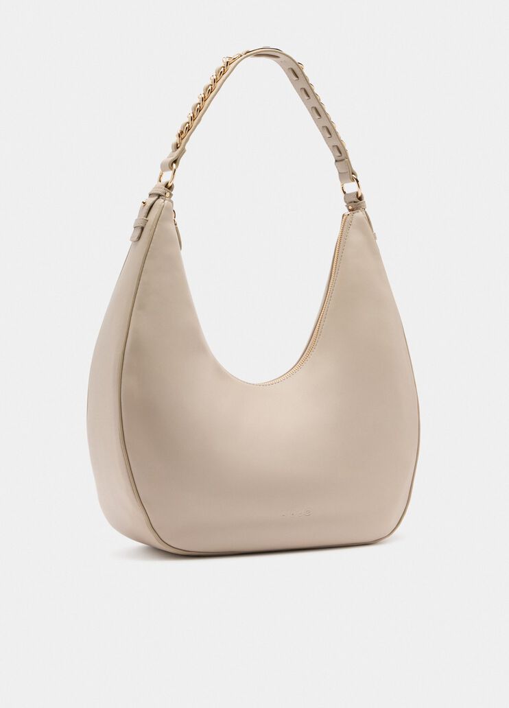Large hobo bag with chain beige Liu Jo - large image number 2