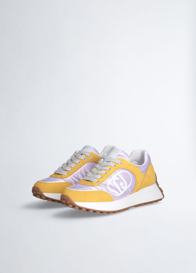 Suede and nylon running shoes yellow Liu Jo - medium Suede and nylon running shoes yellow Liu Jo - medium