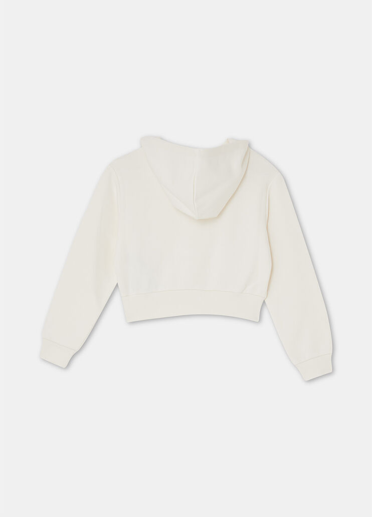Sweatshirt aus Baumwolle mit Kapuze Butter Liu Jo - large image number 3 Sweatshirt aus Baumwolle mit Kapuze Butter Liu Jo - large image number 3