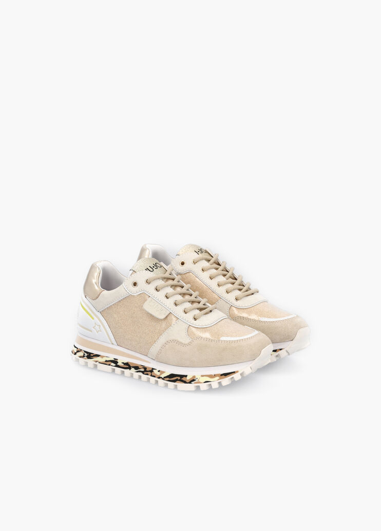 Camouflage-sole sneakers papyrus/gold Liu Jo - large image number 2 Camouflage-sole sneakers papyrus/gold Liu Jo - large image number 2