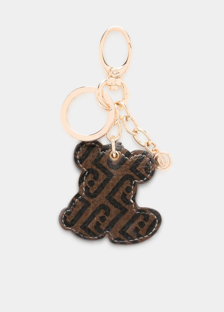 Porte-clés avec ourson marron foncé Liu Jo - medium