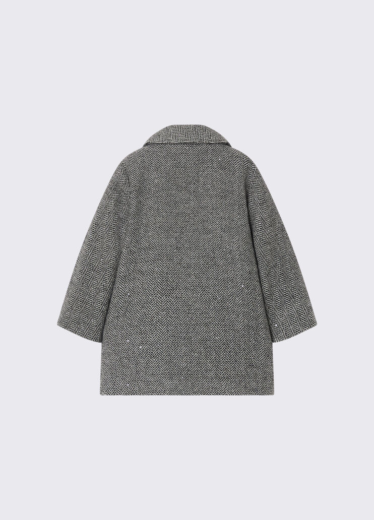 Herringbone Fabric Coat grey Liu Jo - medium