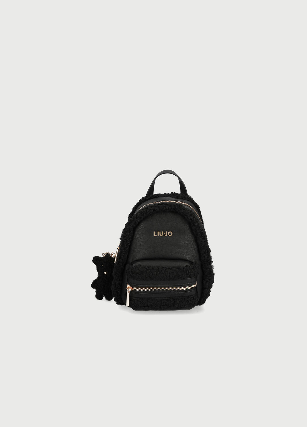 Small backpack with charm Black Liu Jo - large image number 0