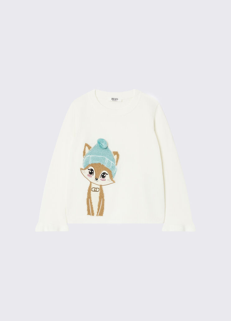 Printed jersey T-shirt white Liu Jo - medium