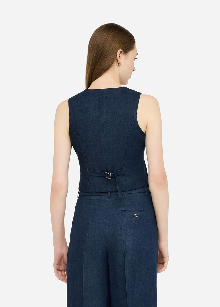 Gilet en toile denim  Liu Jo - large image number 1