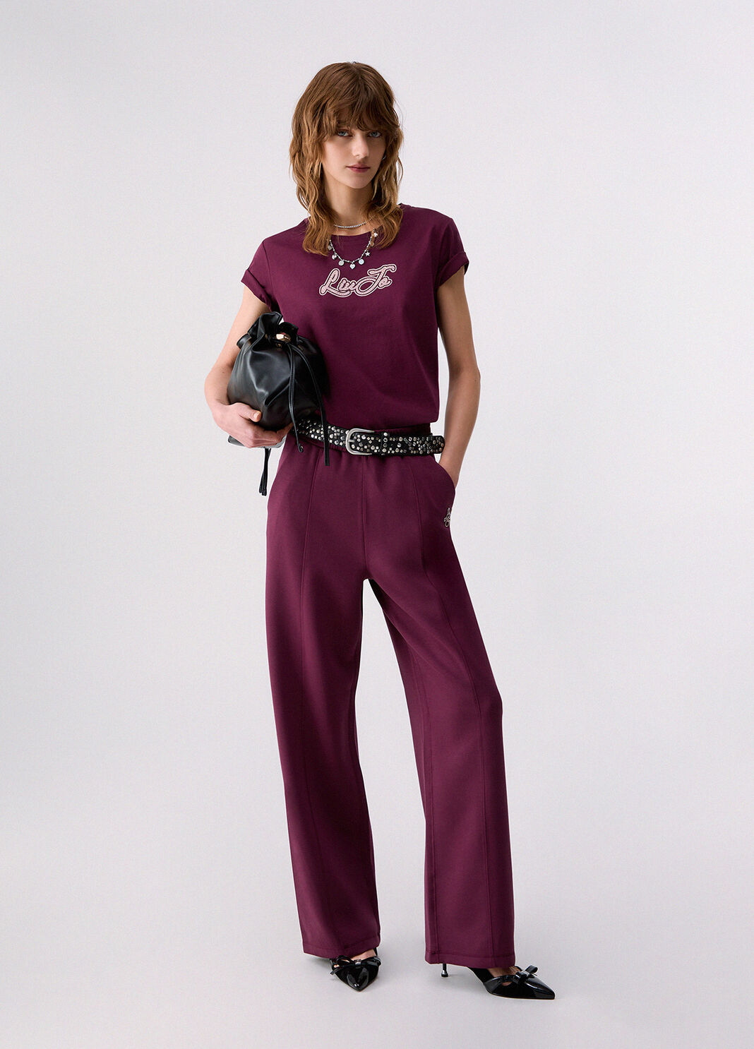 T-shirt en jersey avec logo  Liu Jo - large image number 3