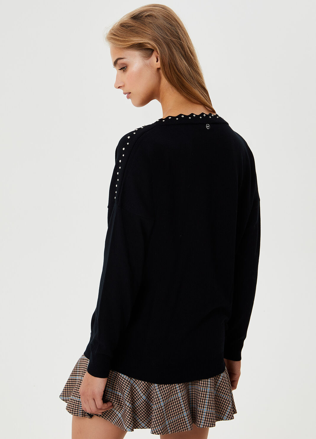 Jumper with studs Black Liu Jo - large image number 1