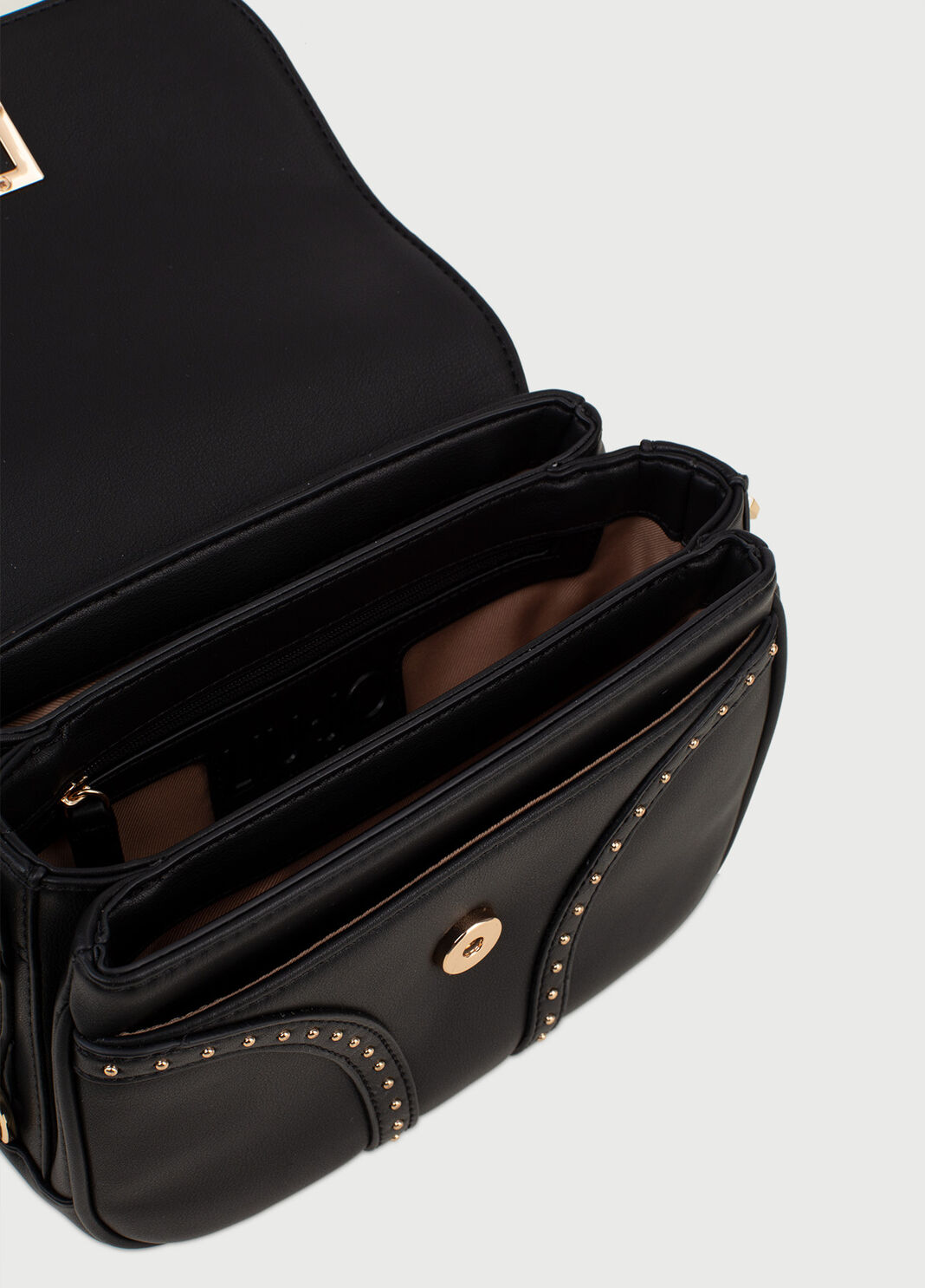 Crossbody bag with micro studs Black Liu Jo - large image number 3